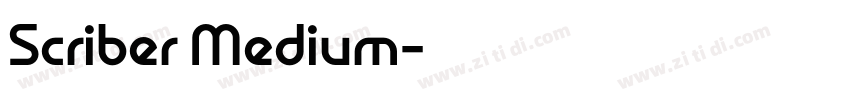 Scriber Medium字体转换